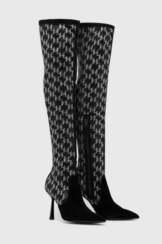 Karl Lagerfeld kozaki PANDARA II KL31386.F0S czarny AW23