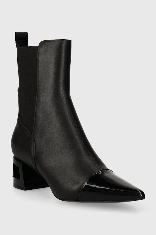 Δερμάτινες μπότες τσέλσι Karl Lagerfeld TETRA HEEL KL31640.000 μαύρο AW23