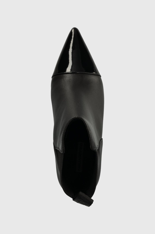 Δερμάτινες μπότες τσέλσι Karl Lagerfeld TETRA HEEL μαύρο KL31640.000