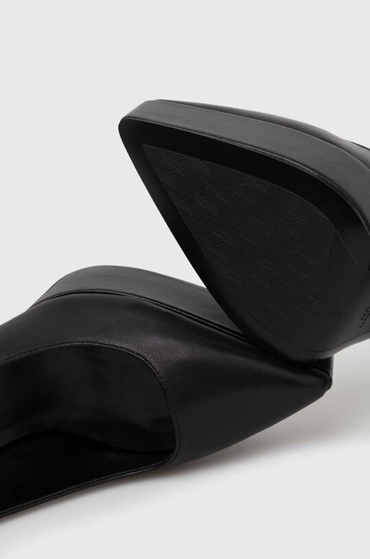 Δερμάτινα γοβάκια Karl Lagerfeld SOIREE PLATFORM μαύρο KL31710.000