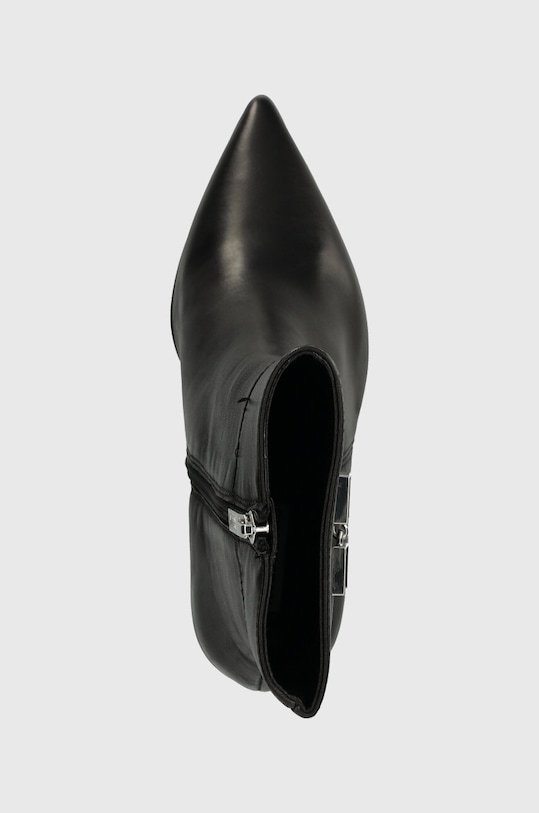 Karl Lagerfeld botki skórzane SOIREE PLATFORM czarny KL31760.000