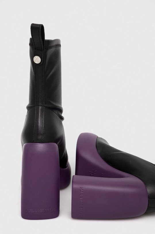 Cipők Karl Lagerfeld bokacsizma ASTRAGON HI KL33750.F0R fekete