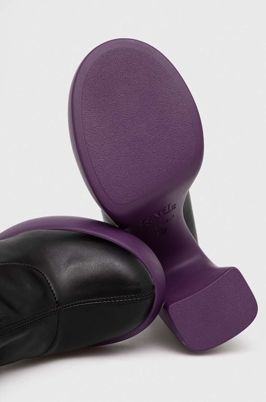 Karl Lagerfeld bokacsizma ASTRAGON HI fekete KL33750.F0R