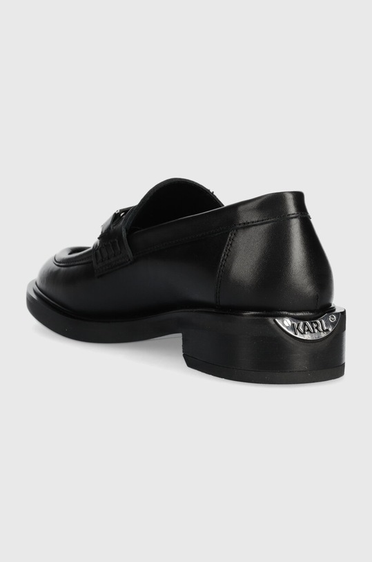 Încălțăminte Karl Lagerfeld mocasini de piele PAYTON KL41420.00S negru