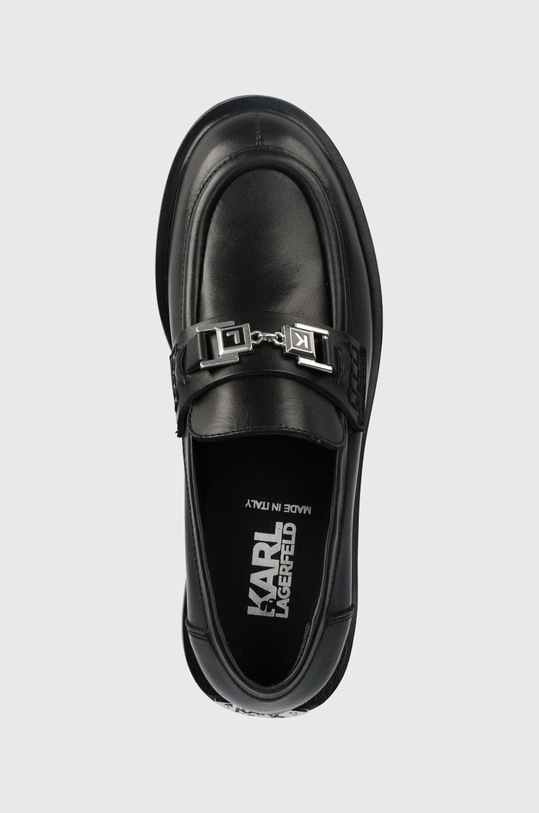 Karl Lagerfeld mocasini de piele PAYTON negru KL41420.00S