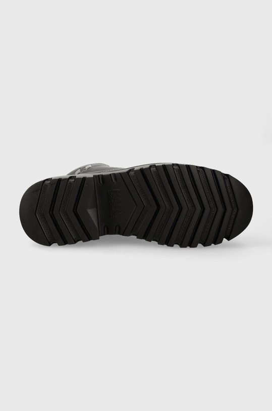 Karl Lagerfeld bőr csizma KOMBAT KC KL45350.000 fekete