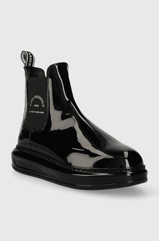 Шкіряні черевики Karl Lagerfeld KAPRI KC KL62540S.1BP чорний AW23