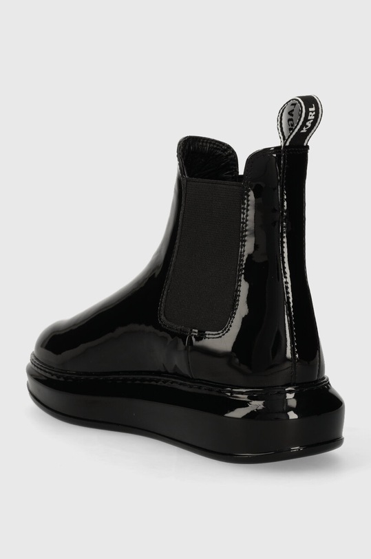 Cipők Karl Lagerfeld bőr csizma KAPRI KC KL62540S.1BP fekete