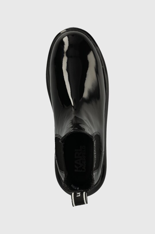 Шкіряні черевики Karl Lagerfeld KAPRI KC чорний KL62540S.1BP
