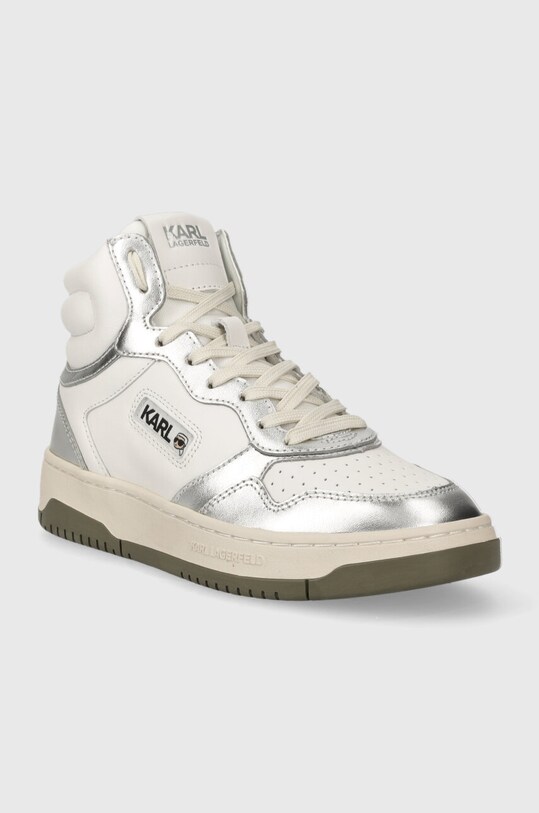 Кожаные кроссовки Karl Lagerfeld KREW KC KL63050.01S серебрянный AW23