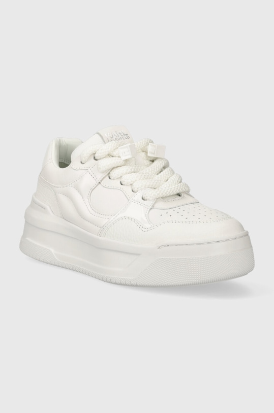 Karl Lagerfeld sneakersy skórzane KREW MAX KC KL63320.011 biały AW23