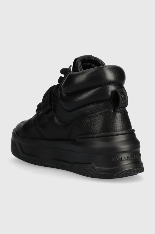 Obuwie Karl Lagerfeld sneakersy skórzane KREW MAX KC KL63350.00X czarny