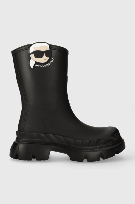Karl Lagerfeld cizme TREKKA RAIN NFT negru KL43567.V00