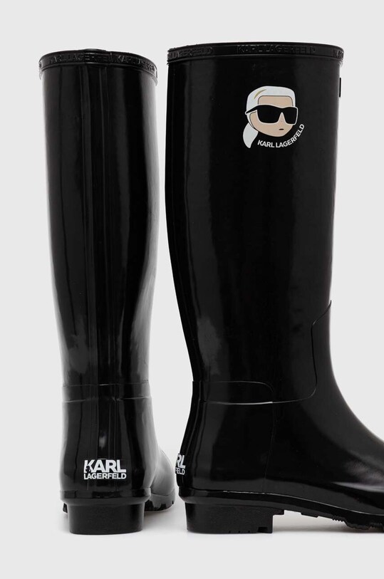 Obuwie Karl Lagerfeld kalosze KALOSH NFT KL47090N.V00 czarny