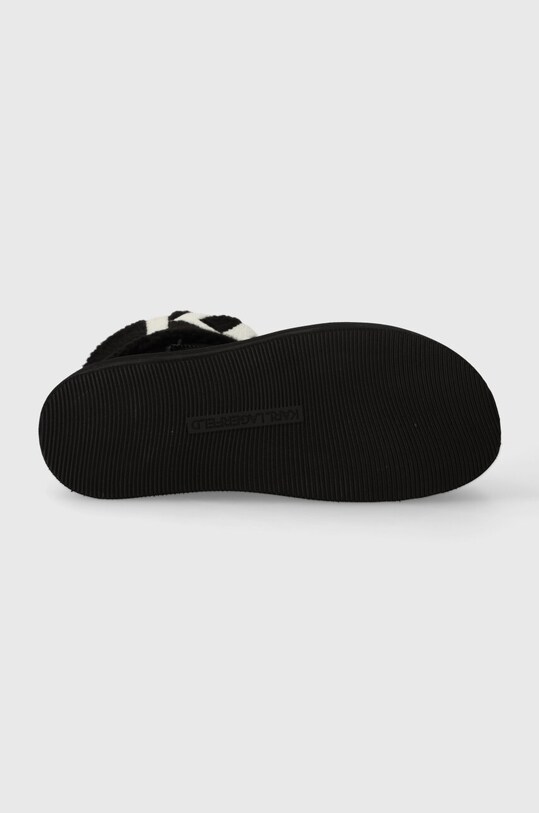 Karl Lagerfeld cizme de zapada din piele intoarsa THERMO KL48552.700 negru
