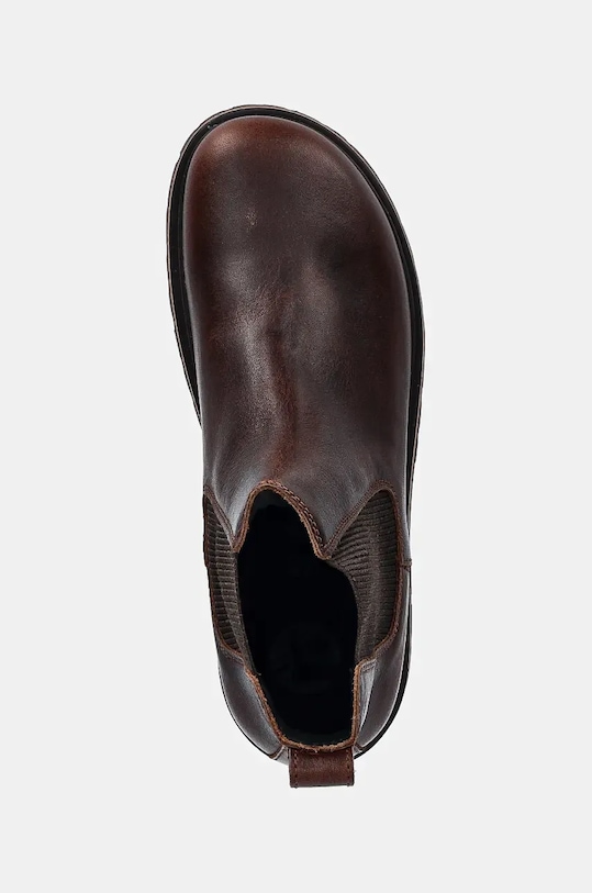 Kožené členkové topánky Birkenstock hnedá 1025782