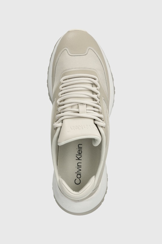 Calvin Klein sneakersy 2 PIECE SOLE RUNNER LACE UP beżowy HW0HW01640