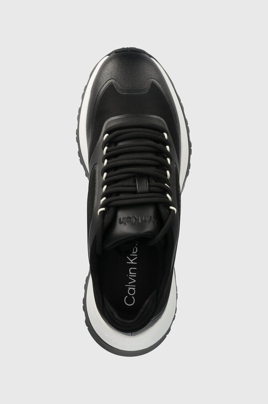 Calvin Klein sneakersy 2 PIECE SOLE RUNNER LACE UP czarny HW0HW01640
