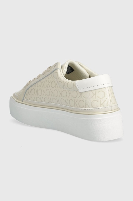Взуття Кросівки Calvin Klein FLATFORM CUPSOLE LACE UP-EPI MN HW0HW01670 бежевий