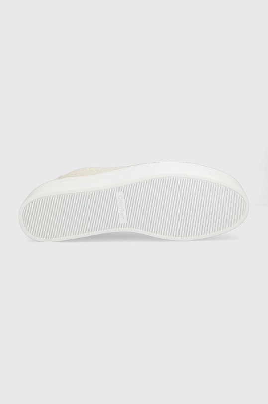 Кросівки Calvin Klein FLATFORM CUPSOLE LACE UP-EPI MN HW0HW01670 бежевий