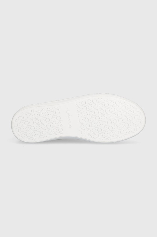 Calvin Klein trampki VULC HIGH TOP - EPI MONO WL HW0HW01675 beżowy