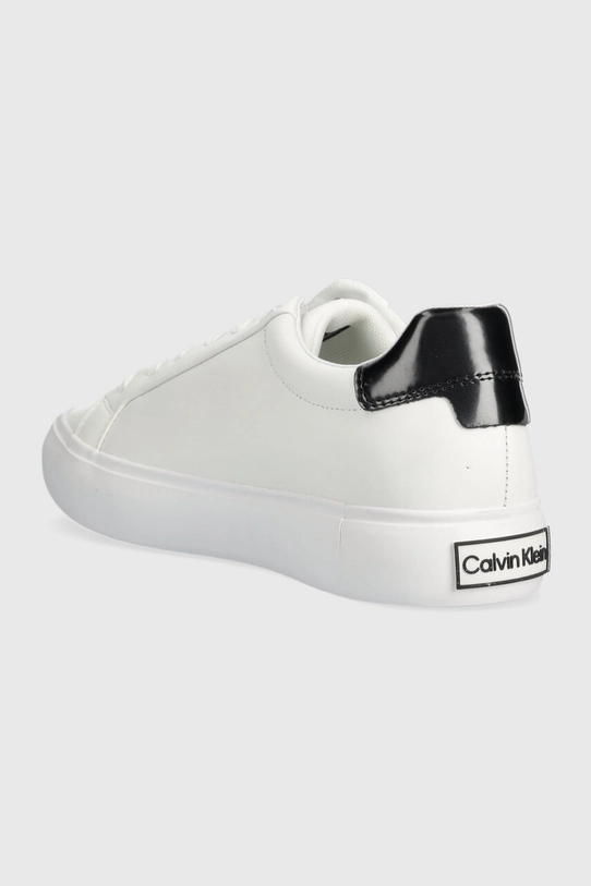 Obuv Kožené tenisky Calvin Klein VULC LACE UP HW0HW01681 biela