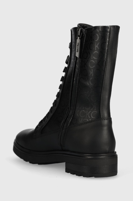 Παπούτσια Μποτάκια εργασίας Calvin Klein CLEAT COMBAT BOOT - EPI MONO MIX HW0HW01713 μαύρο