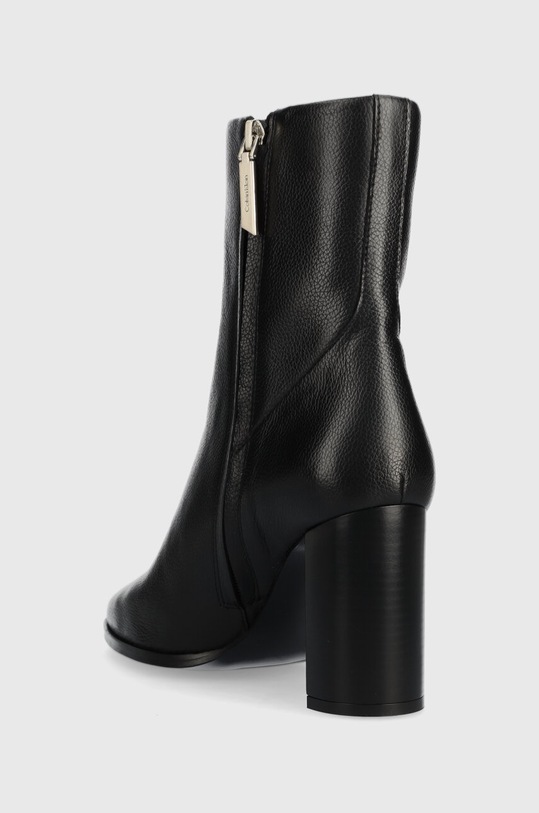 Взуття Шкіряні черевики Calvin Klein CUP HEEL ANKLE BOOT W/HW 80 HW0HW01750 чорний
