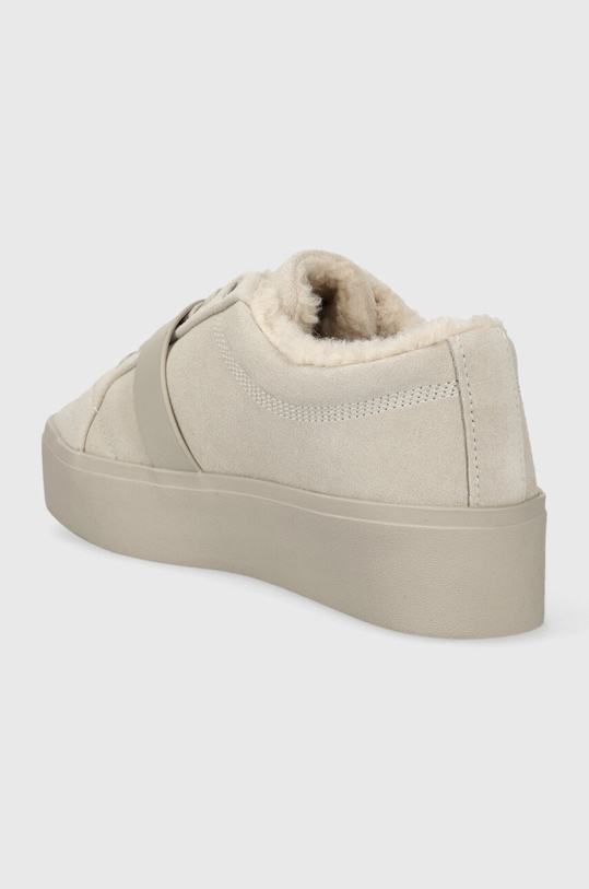 Παπούτσια Σουέτ αθλητικά παπούτσια Calvin Klein FLTFRM CUPSOLE LT W/HW SUE WL HW0HW01820 μπεζ