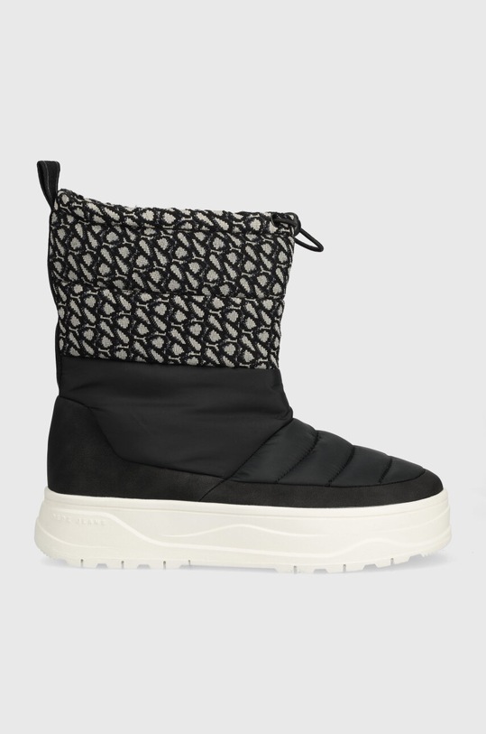 Μπότες χιονιού Pepe Jeans KORE ZET W με κορδόνια μαύρο PLS31504