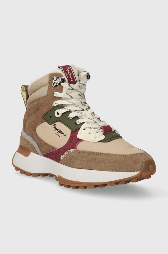 Sneakers boty Pepe Jeans LUCKY TRECK PLS31516 hnědá AW23