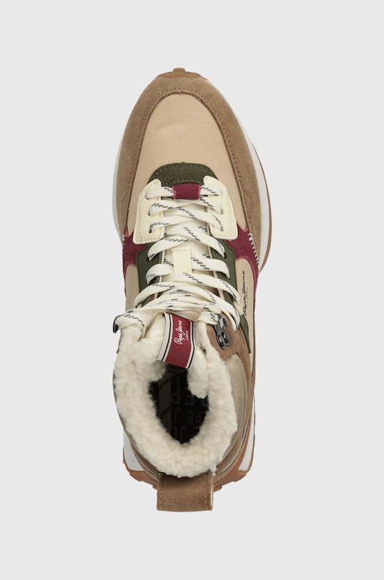 Sneakers boty Pepe Jeans LUCKY TRECK hnědá PLS31516