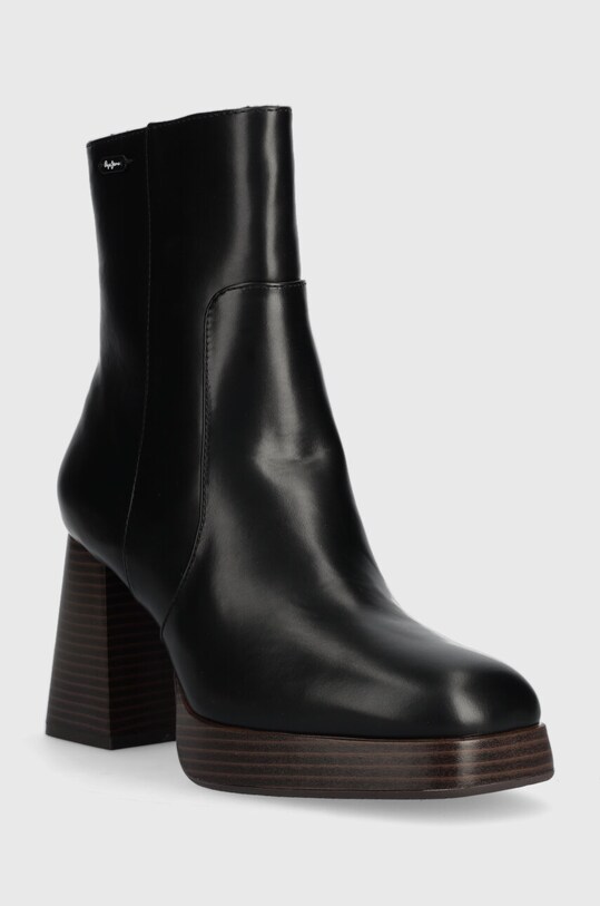 Pepe Jeans botine ABBA WOOD PLS50494 negru AW23