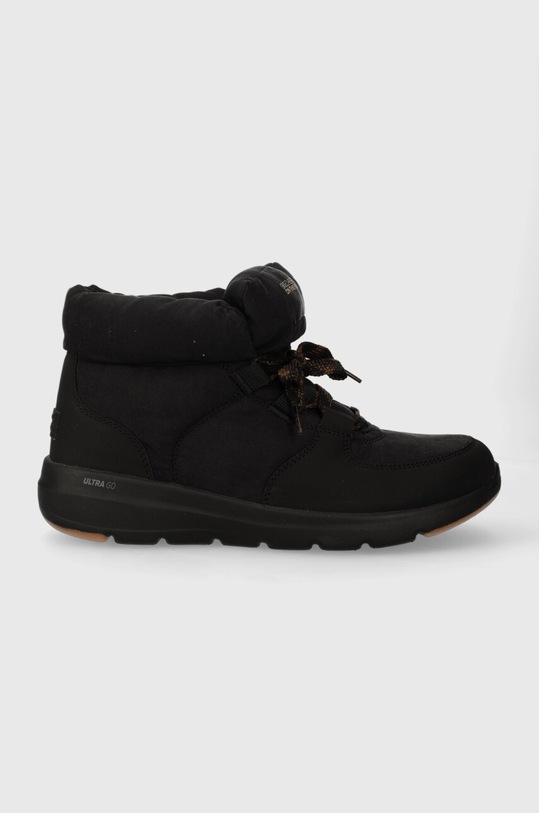 Μπότες χιονιού Skechers GLACIAL ULTRA συνθετικό μαύρο 144194