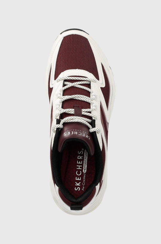 Sneakers boty Skechers TRES-AIR burgundské 177424