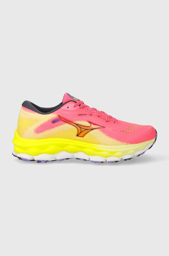 Běžecké boty Mizuno Wave Sky 7 textilní růžová J1GD2302