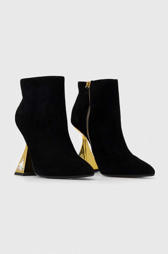 Kat Maconie botki zamszowe Sofi SOFI.BLACK.GOLD czarny AW23