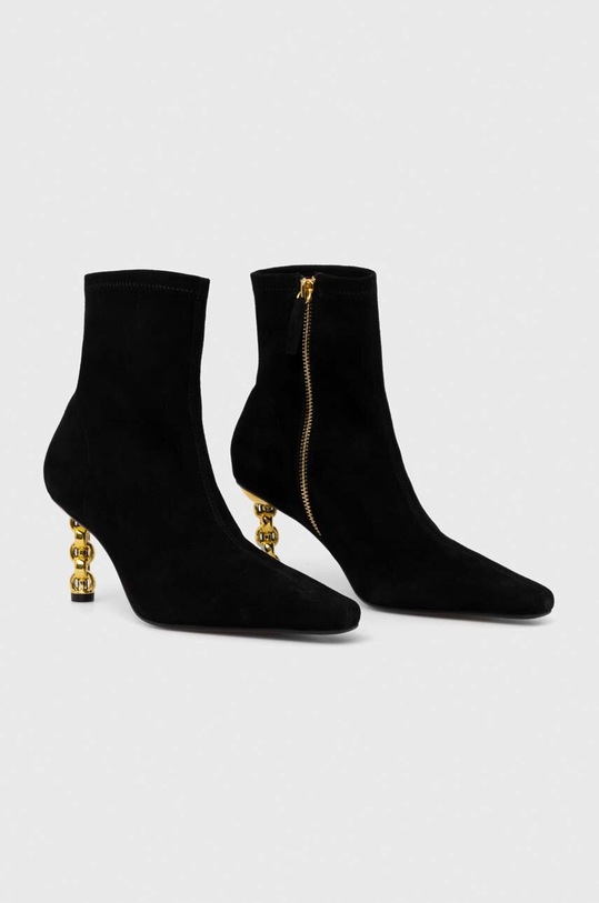 Σουέτ μπότες Kat Maconie Tess TESS.BLACK.GOLD μαύρο AW23