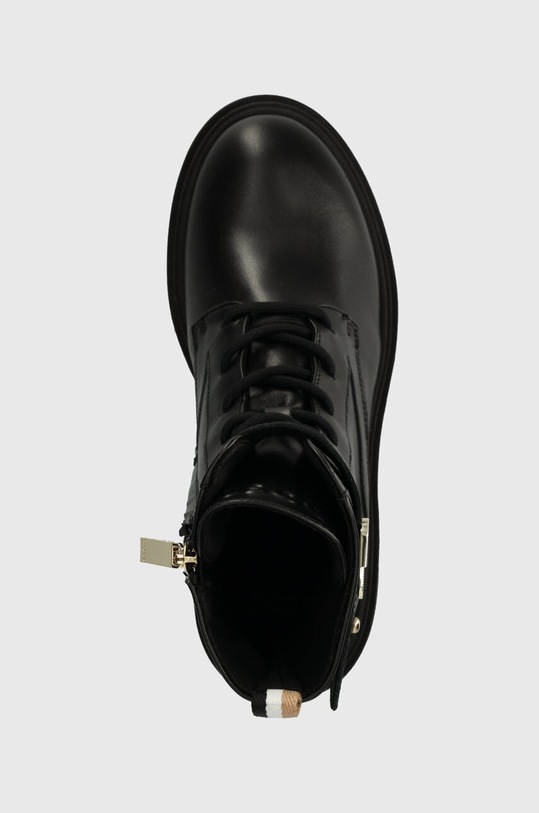 BOSS workery skórzane Carol czarny 50503747.001