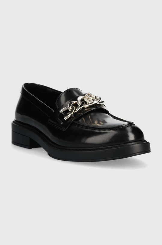 BOSS mokasyny skórzane Vanity 50504575.001 czarny AW23