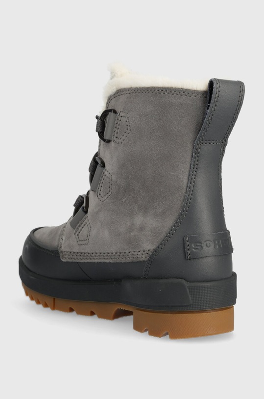 Încălțăminte Sorel pantofi de piele intoarsa TORINO II WP 1886261052 gri