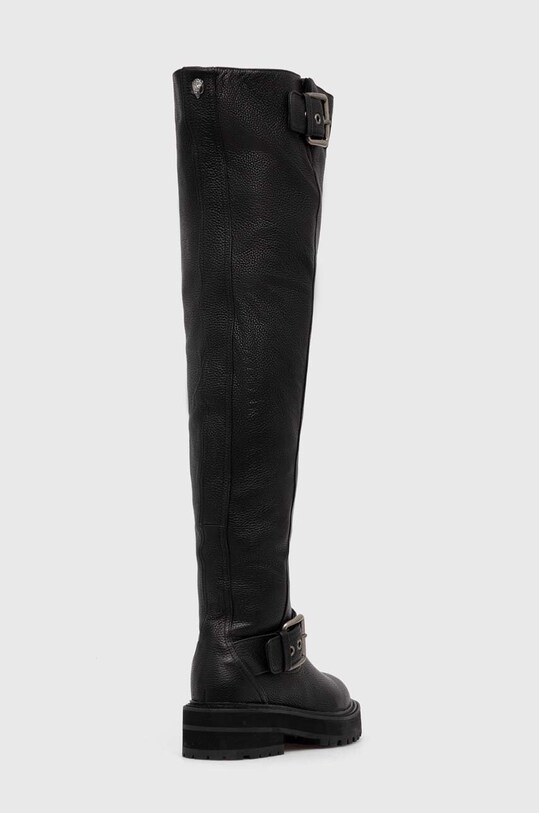 Kurt Geiger London kozaki skórzane Hackney Biker 547000109.BLACK czarny AW23