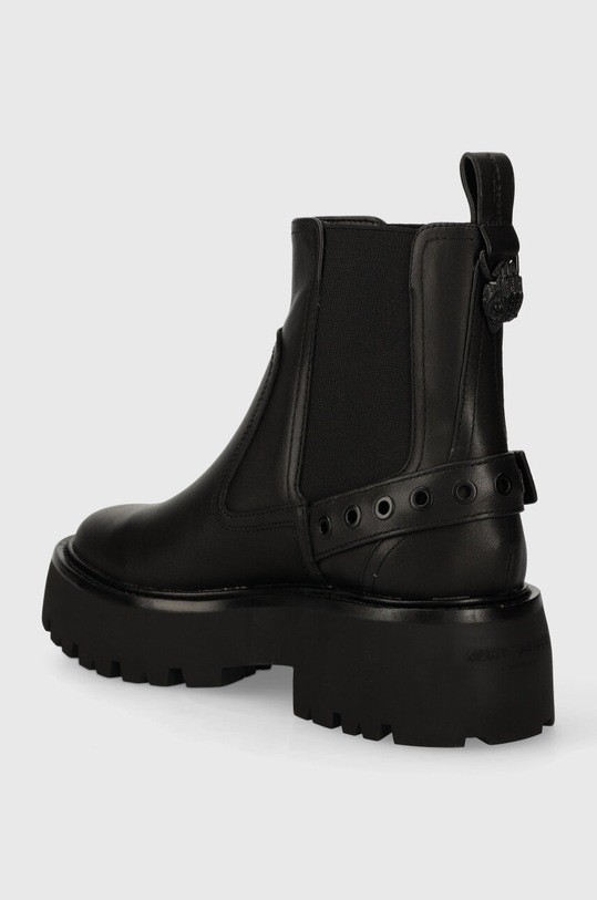 Boty Kožené kotníkové boty Kurt Geiger London Matilda Chelsea 655000109.BLACK černá