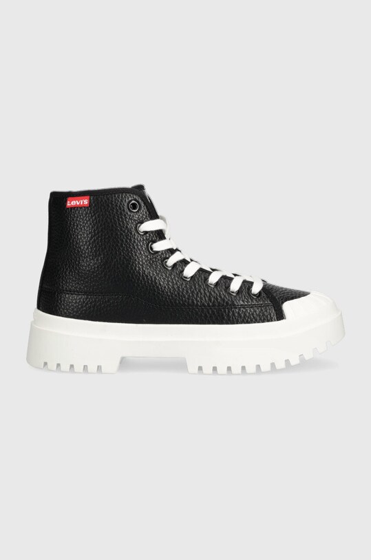 Кеди Levi's PATTON S платформа чорний 234707.59