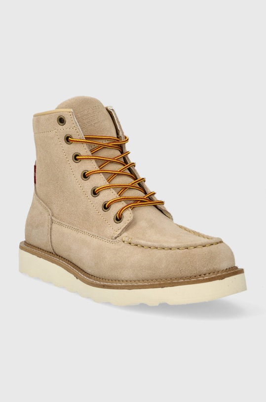 Levi's cizme din piele intoarsa DARROW CHUKKA S 235428.25 maro AW23
