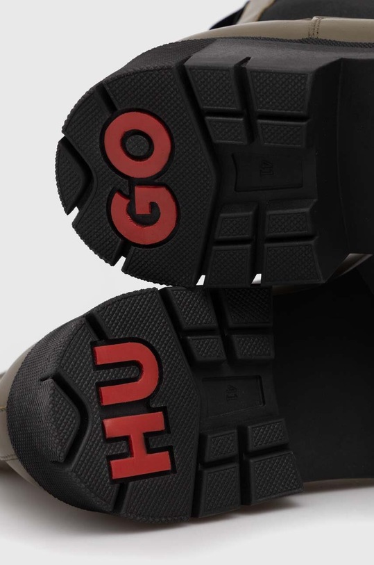 HUGO sztyblety skórzane Kris 50494677.305 zielony