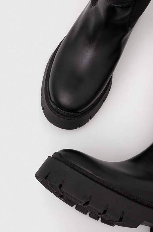 HUGO kozaki Kris czarny 50504706.001