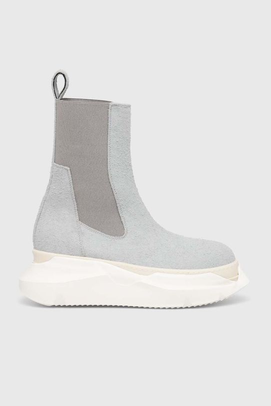 Rick Owens chelsea boots textile gray DS02C5846.SHA