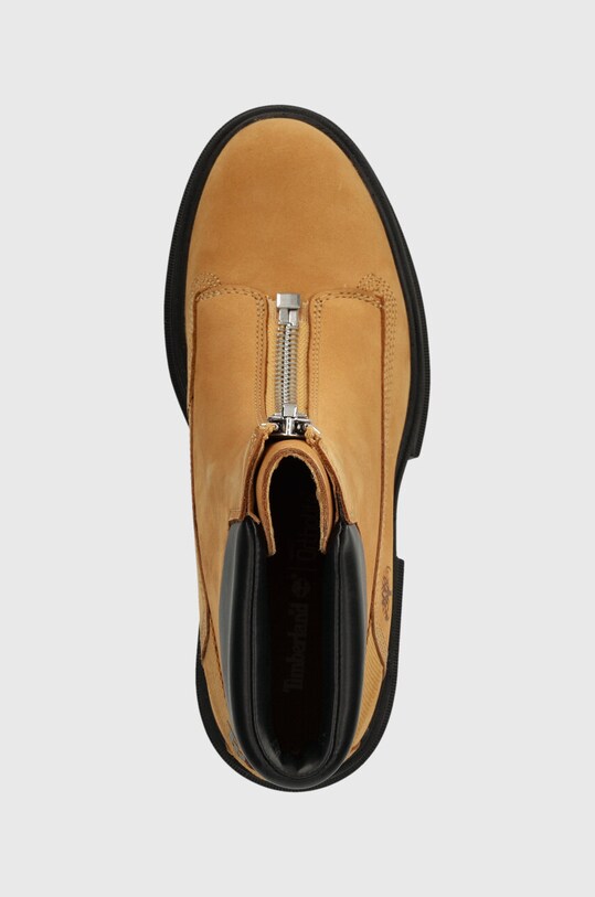 Кожаные полусапожки Timberland Everleigh Boot Front Zip коричневый TB0A5YHM2311
