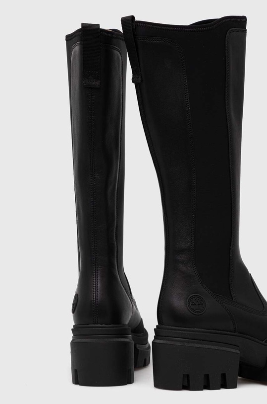 Obuwie Timberland kozaki skórzane Everleigh Boot Tall TB0A5YMR0151 czarny